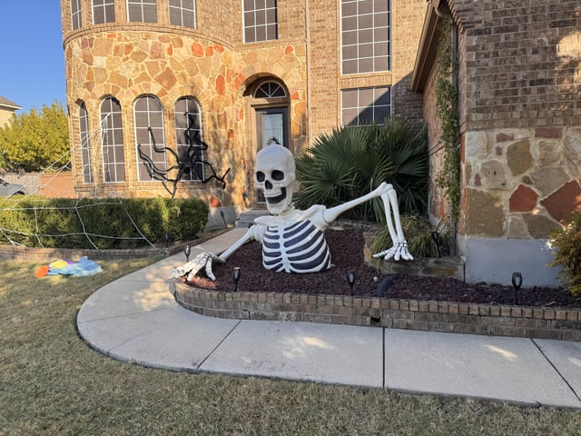 Large Halloween decorations stolen 