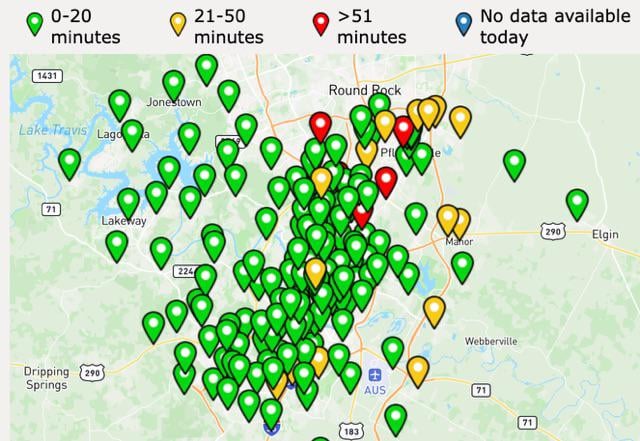 Election Day - polls are empty