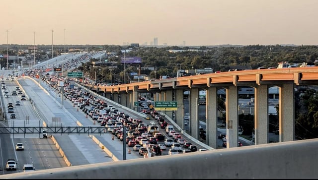 Austin skyline view from Cedar Park