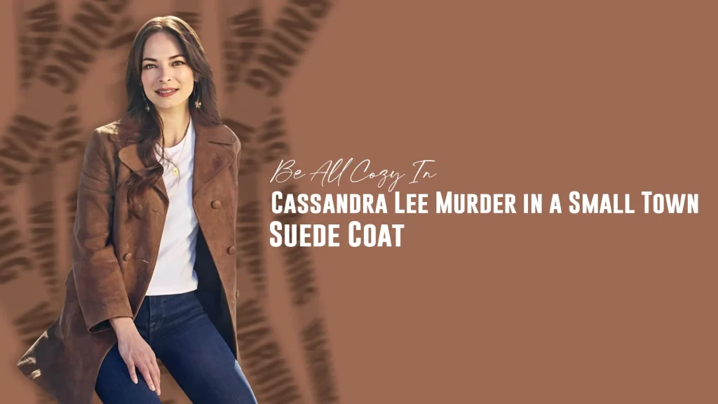 Cassandra Lee Murder in a Small Town Suede Coat