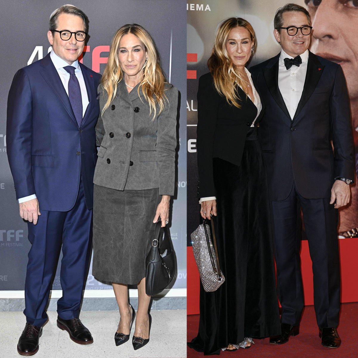 Sarah Jessica Parker supports her husband Matthew Broderick as he's honored with the Stella della Mole prize at the 42nd Torino Film Festival 2024