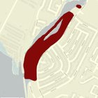 The area in red (38 acres) used to be greenbelt but was just bulldozed.