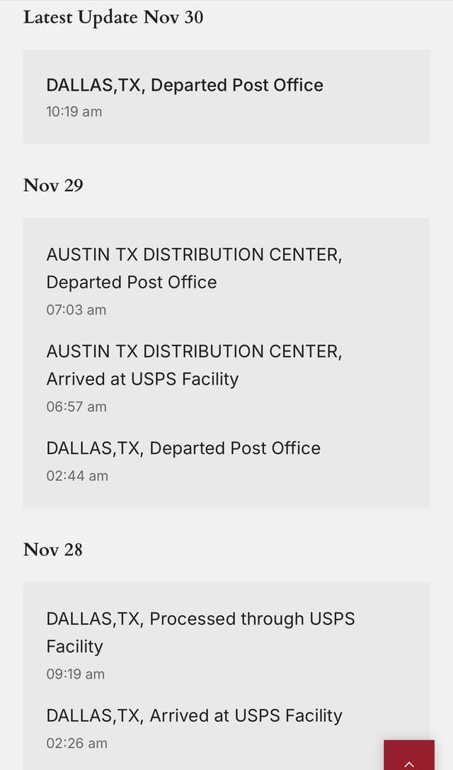 Austin USPS, why are you such a tease?