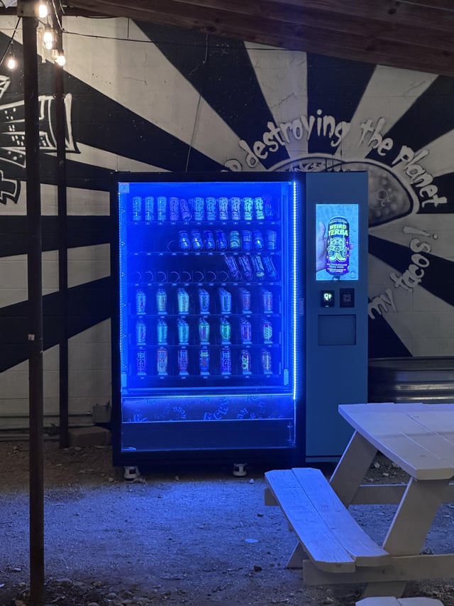 Cool local craft vending machine in Austin 