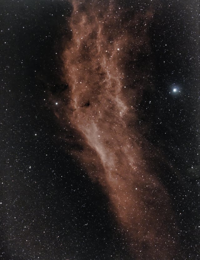 the california nebula from pflugerville