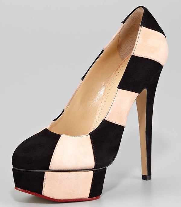 Charlotte Olympia Priscilla Pumps black blush