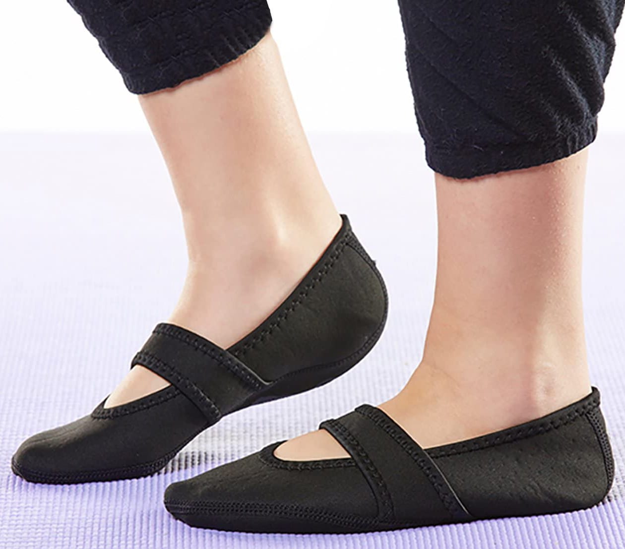 This style from Nufoot combines the elegance of ballet flats with the fun style of Mary Janes