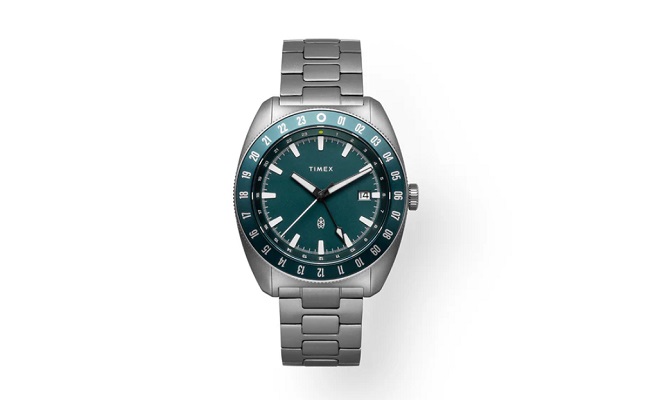 Best New Gear - The James Brand × Timex Automatic GMT Emerald Edition