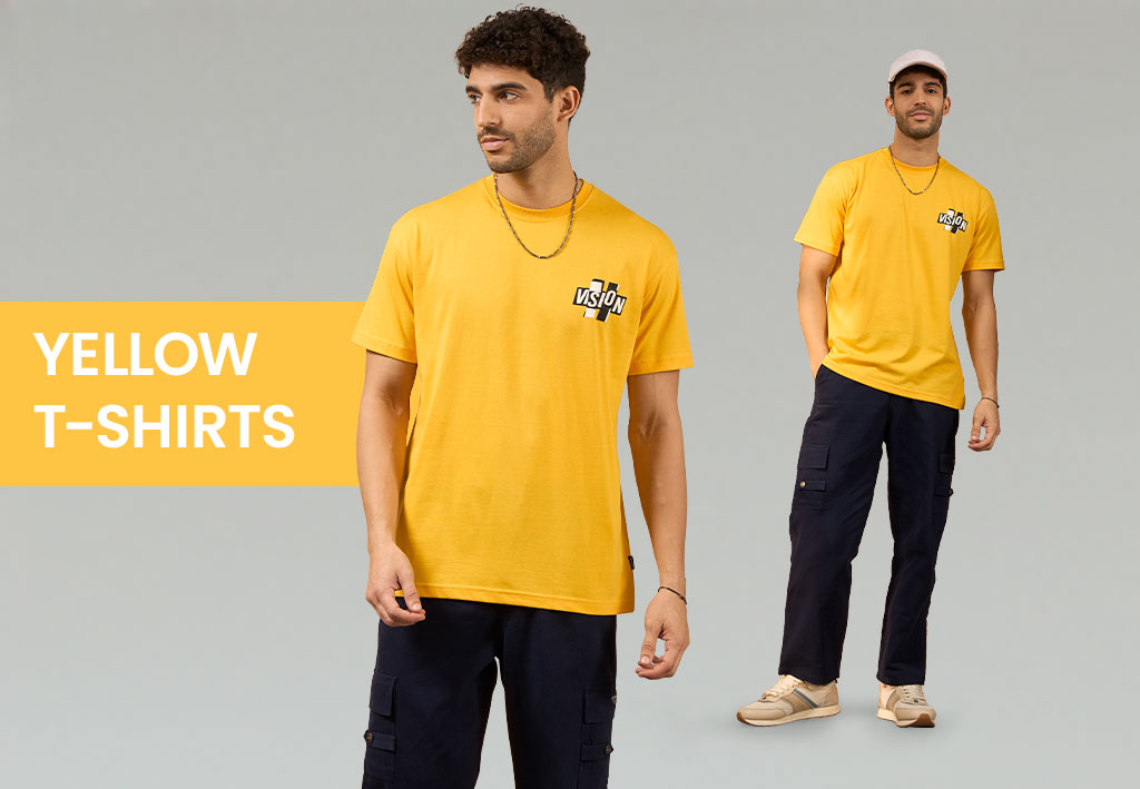 best t shirt color combinations - Yellow t-shirts